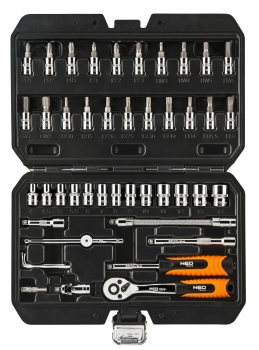 Klucze nasadowe 1/4 46 części 08-660 Neo Tools