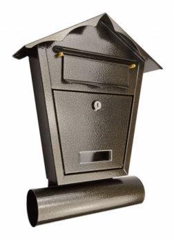 Skrzynka na listy SD1T z tubą czarna B6