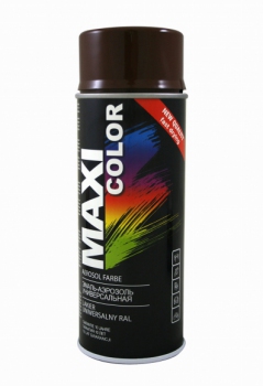 Spray lakier BRĄZOWY 400ml RAL8011 Maxi Color