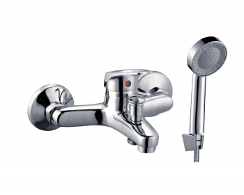 Bateria wannowa ścienna ze słuchawką Azul D/B-04.07 Duro