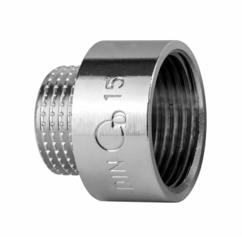 Przedłużka redukcyjna chrom 1/2gw x3/8 gz