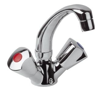 Bateria umywalkowa stojąca CERAMIC chrom KFA