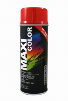 Spray lakier CZERWONY 400ml RAL3000 Maxi Color