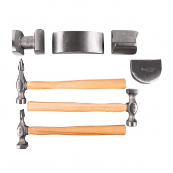 Zestaw młotków blacharskich 7 szt. 11-640 Neo Tools