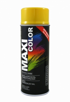 Spray lakier ŻÓŁTY JASNY 400ml RAL1021 Maxi Color