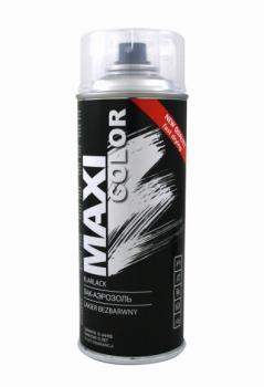 Spray lakier BEZBARWNY POŁYSK 400ml RAL0005 Maxi Color