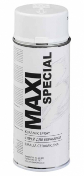 Spray lakier BIAŁY CERAMICZNY 400ml RAL9003 Maxi Color