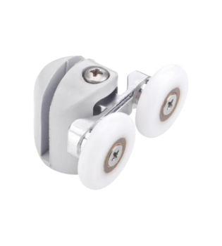 Rolka górna podwójna 23mm do kabiny VITORIA szara Invena