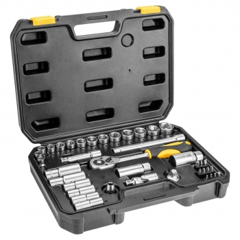 Zestaw kluczy nasadowych 3/8” 39 szt. TOPEX 38D641