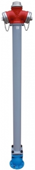 Hydrant nadziemny DN80 z podwójnym zamknięciem