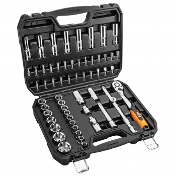 Zestaw kluczy nasadowych 1/2 58szt 08-663 Neo Tools