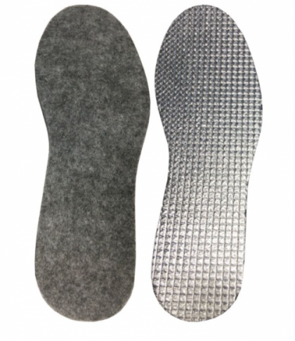 Wkładki do butów filcowe z warstwą izolującą