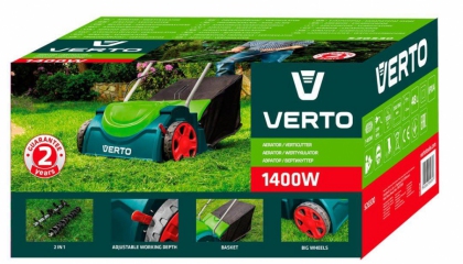 Wertykulator, areator sieciowy 1400W VERTO 52G530 opakowanie