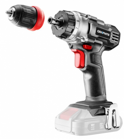 Wiertarko-wkrętarka akumulatorowa Energy+ 18V GRAPHITE 58G022