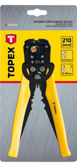 Automatyczny ściągacz izolacji 210mm TOPEX 32D806 opakowanie