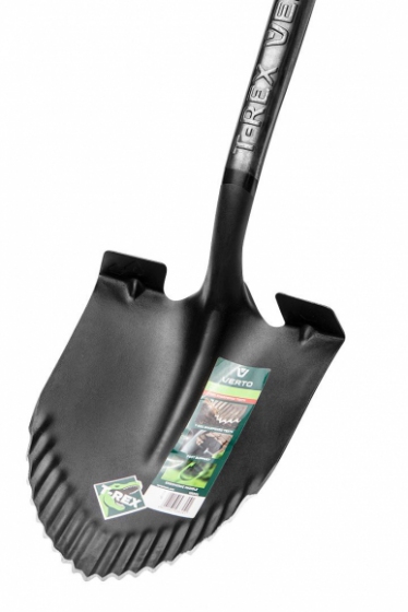 Szpadel ostry T-REX z drewnianym trzonkiem VERTO 15G001