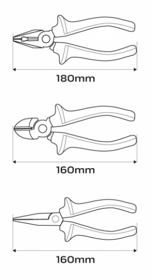 Szczypce i wkrętaki zestaw 7szt. 1000V NEO 01-237 