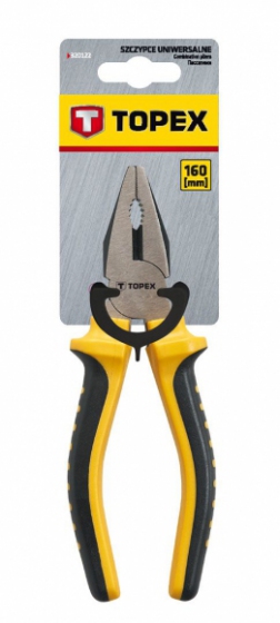 Szczypce uniwersalne 160mm TOPEX 32D098 opakowanie