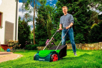 Wertykulator, areator sieciowy 1400W VERTO 52G530 użycie