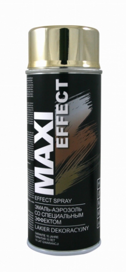Spray lakier ZŁOTY CHROM 400ml MX0011 Maxi Color