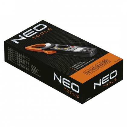 Miernik cęgowy do pomiarów napięcia prądu 94-002 Neo Tools opakowanie