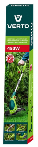 Podkaszarka elektryczna 450W 29cm VERTO 52G551