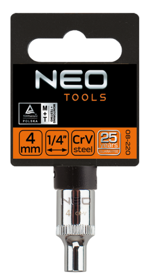 Nasadka sześciokątna 1/4 8mm Neo Tools