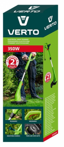 Podkaszarka elektryczna 25cm 350W VERTO 52G550 opakowanie