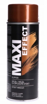 Spray lakier EFEKT MIEDZI 400ml RAL0026 Maxi Color