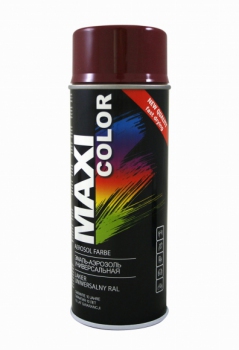 Spray lakier BORDOWY 400ml RAL3005 Maxi Color