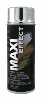 Spray lakier SREBRNY CHROM 400ml RAL0010 Maxi Color
