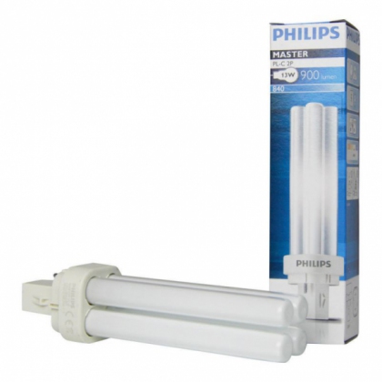 Żarówka energooszczędna PL-C 2P 13W 900lm zimny biały Philips